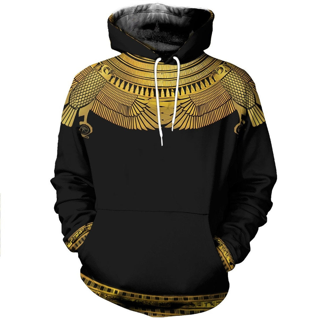 FUNSTUFFPRINT Horus Egyptian God Oaiy 3D Hoodie and Zip Hoodie