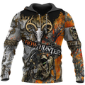 FUNSTUFFPRINT Hunting Collection For Hunter Owlsmatrix Hoodfnn 3D Hoodie and Zip Hoodie
