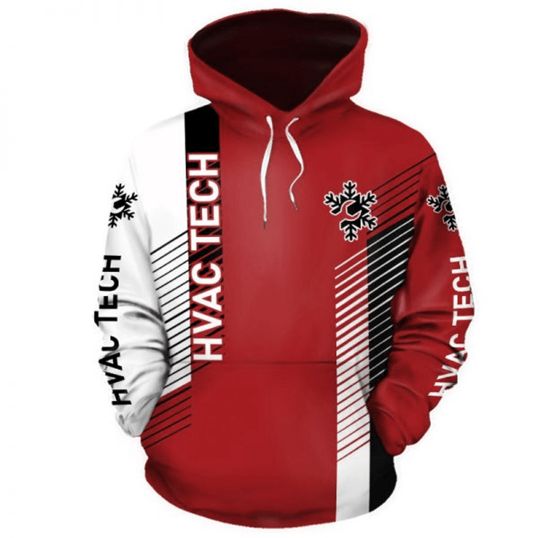 FUNSTUFFPRINT Hvac Tech Clothing Hvac Tech 3D Hoodie and Zip Hoodie