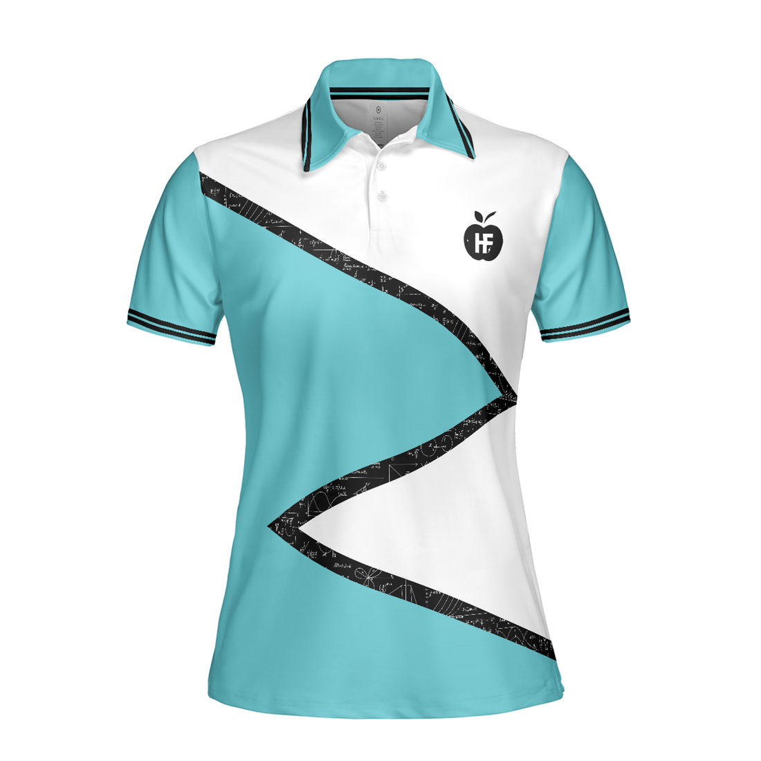 I Like Cats And Math And Maybe 3 People Short Sleeve Women Polo Shirt
