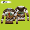 FUNSTUFFPRINT I Hate People Bear Beer Brown 3D Hoodie and Zip Hoodie