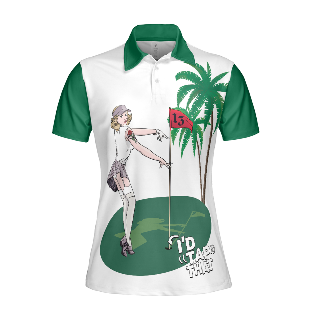 I'd Tap That Short Sleeve Women Polo Shirt