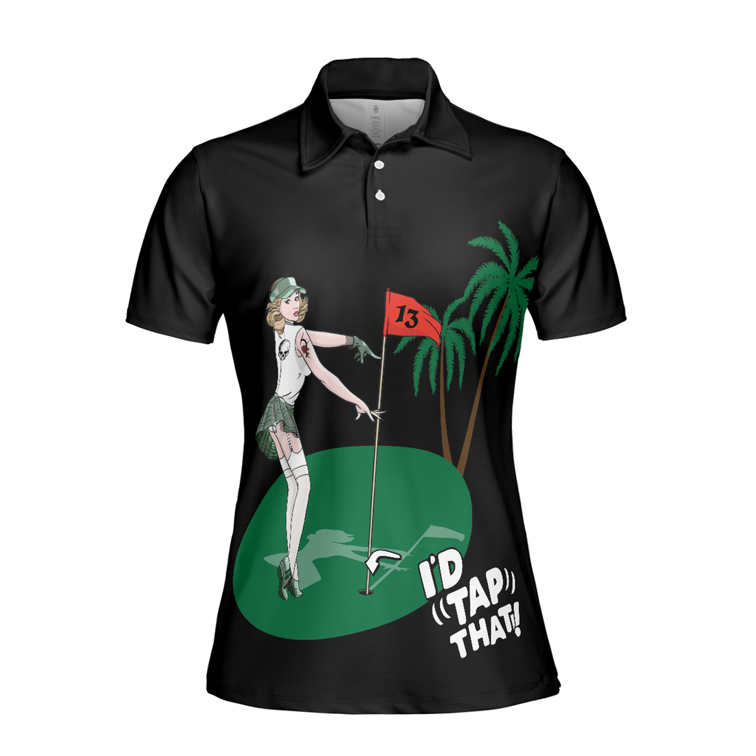 I'd Tap That V2 Short Sleeve Women Polo Shirt