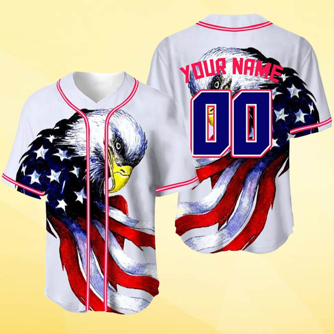 Custom USA Baseball Jersey, American Baseball Lovers Shirt ,Baseball Fans Jersey, baseball jersey custom, Patriotic Shirt, 4th of july shirt