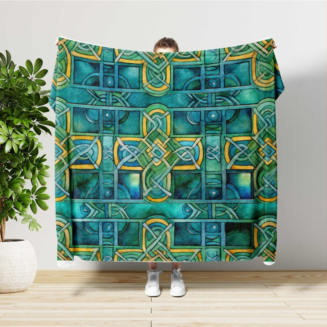 FUNSTUFFPRINT St Patrick's Day Blanket, Chill St Patrick's Day, Green Irish Season, Home Decoration, Bedding Decor, St Patrick's Shamrock, Gifts for Mom