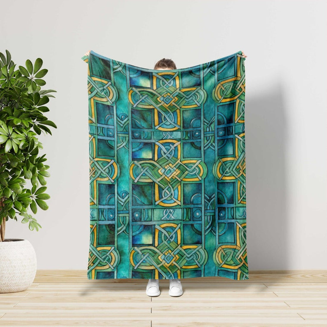 FUNSTUFFPRINT St Patrick's Day Blanket, Chill St Patrick's Day, Green Irish Season, Home Decoration, Bedding Decor, St Patrick's Shamrock, Gifts for Mom