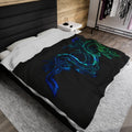 FUNSTUFFPRINT Dragon Blanket, Soft Velveteen Plush Blanket, Warm Dragon Throw - Cozy Blanket