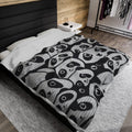 FUNSTUFFPRINT Soft Velveteen Blanket, Graffiti Print Panda Blanket, Velveteen Plush Throw, Cozy Home Decor, Winter Blanket | Shop Now!
