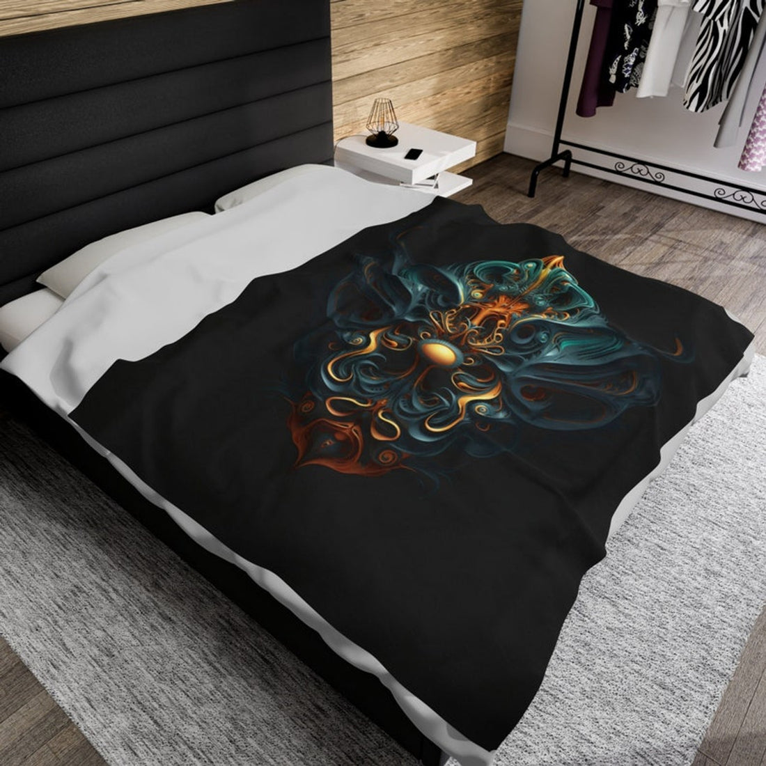 FUNSTUFFPRINT Velveteen Blanket, Soft Plush Throw, Unique Abstract Blanket, Warm Winter Blanket | Shop Now!