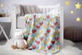 FUNSTUFFPRINT Cute Hearts Childs Blanket, Baby Girl Blanket, Cozy Blanket, Newborn Blanket, Sherpa Blanket, Childrens Kids Blankets, Velveteen Blanket