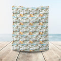 FUNSTUFFPRINT Camping Blanket| Throw Blanket |Nature Lover Gift |Camping Lover| Camp Lover Gift| Outdoor Blanket |Cabin RV Blanket| Campfire Blanket