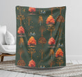 FUNSTUFFPRINT Fall Blanket |Fall Fleece Blanket |Autumn Leaves |Fall Autumn Decor |Cozy Fall Camping Blanket |Throw Gift |Autumn Blanket |Sofa Blanket