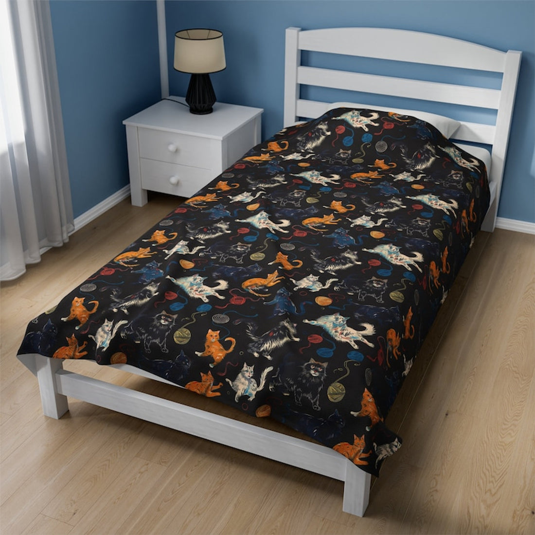 FUNSTUFFPRINT Cute Cat Blanket Velveteen Plush Blanket, soft blanket,  cat blanket, cat pattern blanket baby blanket cat blanket