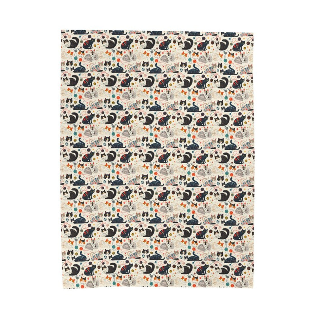 FUNSTUFFPRINT Cute Cat Pattern Velveteen Plush Blanket, soft blanket, cute cute blanket, cat blanket, cat pattern blanket baby blanket pet blanket