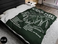 FUNSTUFFPRINT PNW National Parks Blanket| PNW Throw Blanket| National Park Gift| Camping Blanket| Camp Lover Gift| Nature Lover| Cabin Blanket| RV Blanket