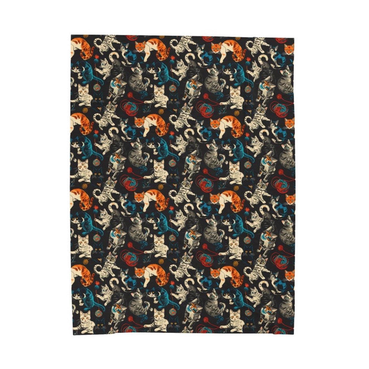 FUNSTUFFPRINT Cute Cat Blanket Plush Blanket, soft blanket, cute blanket, cat blanket, cat pattern blanket baby blanket cat blanket