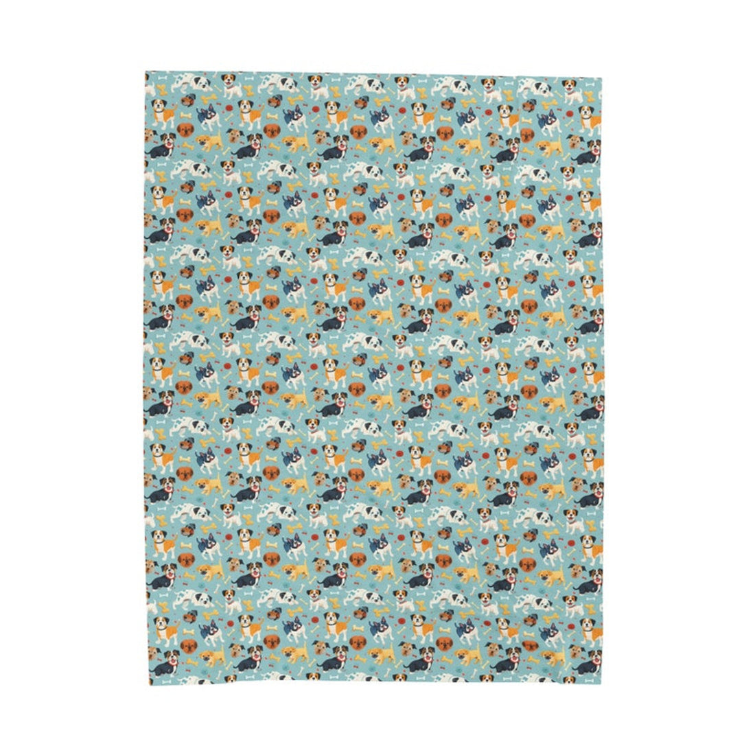 FUNSTUFFPRINT Cute Dog Pattern Velveteen Plush Blanket, soft blanket, cute cute blanket, dog blanket, dog pattern blanket baby blanket pet blanket