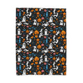 FUNSTUFFPRINT Cute Halloween Blanket Blanket Spooky Blanket Ghosts Pumpkins Magic Candy Halloween Gift for Her Kids Blanket