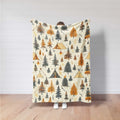 FUNSTUFFPRINT Camping Blanket,Outdoor Camper Decor,Nature Lover Gift,Summer Camp Blanket,Hiking Gift,Adventure Awaits,Camping Accessories,Lake House Decor