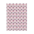 FUNSTUFFPRINT Cozy Velveteen Trendy Ghost Blanket | Fall Spooky Season Home Decor | Preppy Halloween Room Decor | Plush Throw Blanket for Dorm Room