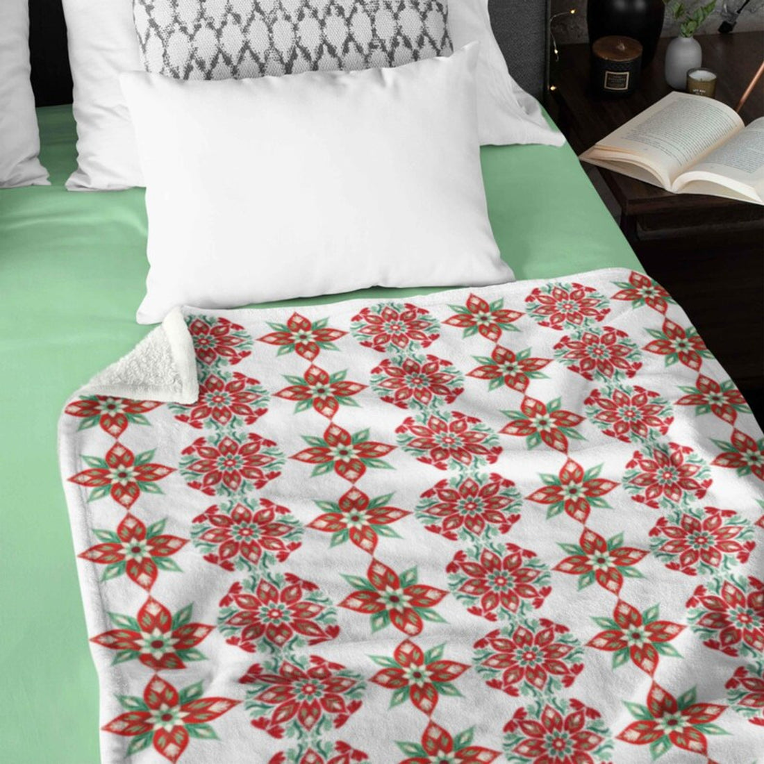 FUNSTUFFPRINT Christmas Blanket, Merry Christmas, Family Christmas Gift, Throw Blanket, Bedding Decor, Home Decor, Graphic Blanket,Winter Xmas Season Gift