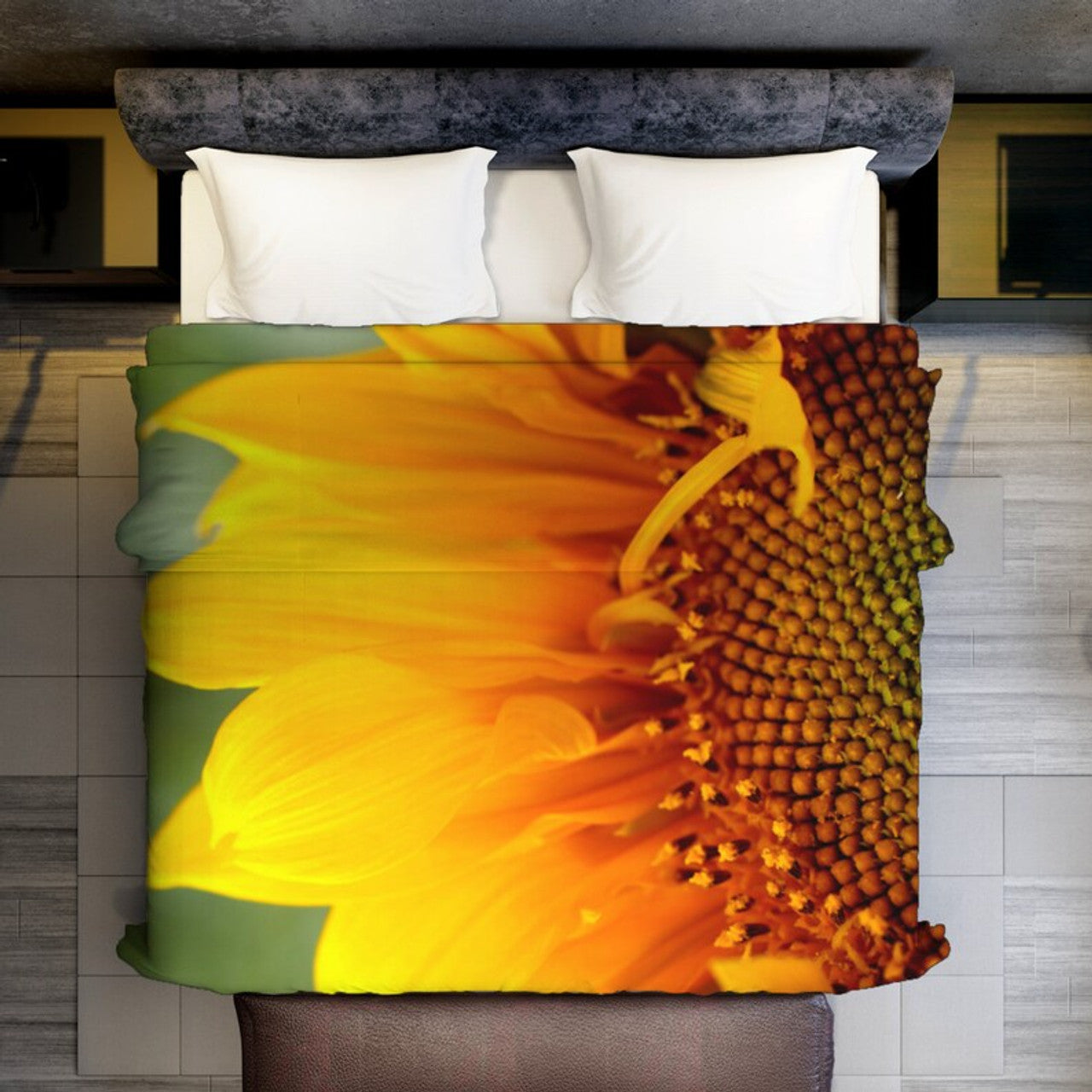 FUNSTUFFPRINT Sunflower Sherpa Blanket, Sunflower Blanket Three sizes