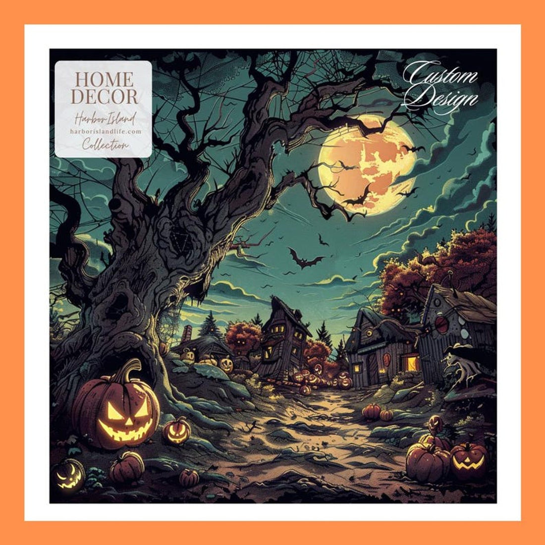 FUNSTUFFPRINT Halloween Throw Blanket Decor, Soft Blanket, Halloween Decor, Cozy Holiday Custom Fall Party Gifts, Beautiful Colorful Print Horror