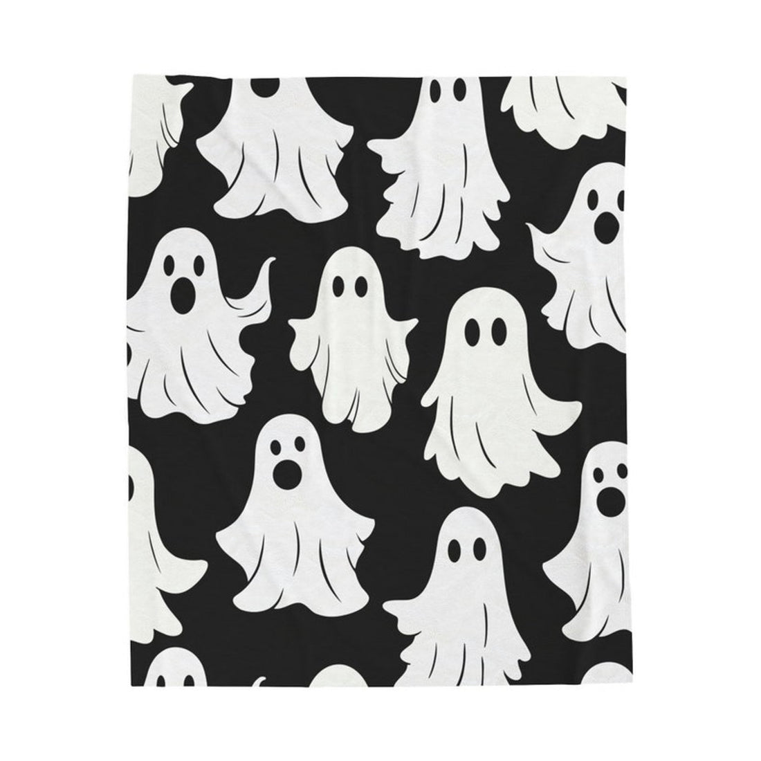 FUNSTUFFPRINT Halloween blanket, ghost blanket, Halloween throw, fall throw, Velveteen Blanket, Halloween bedding, Halloween decor Fall Decor Autumn Decor