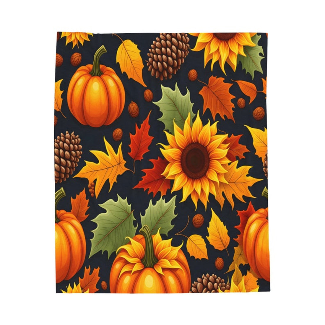 FUNSTUFFPRINT Fall blanket, Halloween blanket, pumpkin blanket, Halloween throw, plush velveteen blanket, Autumn Throw Blanket, Halloween decor