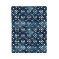 FUNSTUFFPRINT Christmas Blanket, Snowflake Winter Blanket, Christmas throw, Winter Throw Blanket, Christmas decor, Christmas Gift, Velveteen Plush Blanket