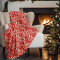 FUNSTUFFPRINT Classic Christmas Decor For Bedroom, Christmas Throw Blanket For Women, Secret Santa Gift Ideas For Coworker, Cozy Christmas Gifts For