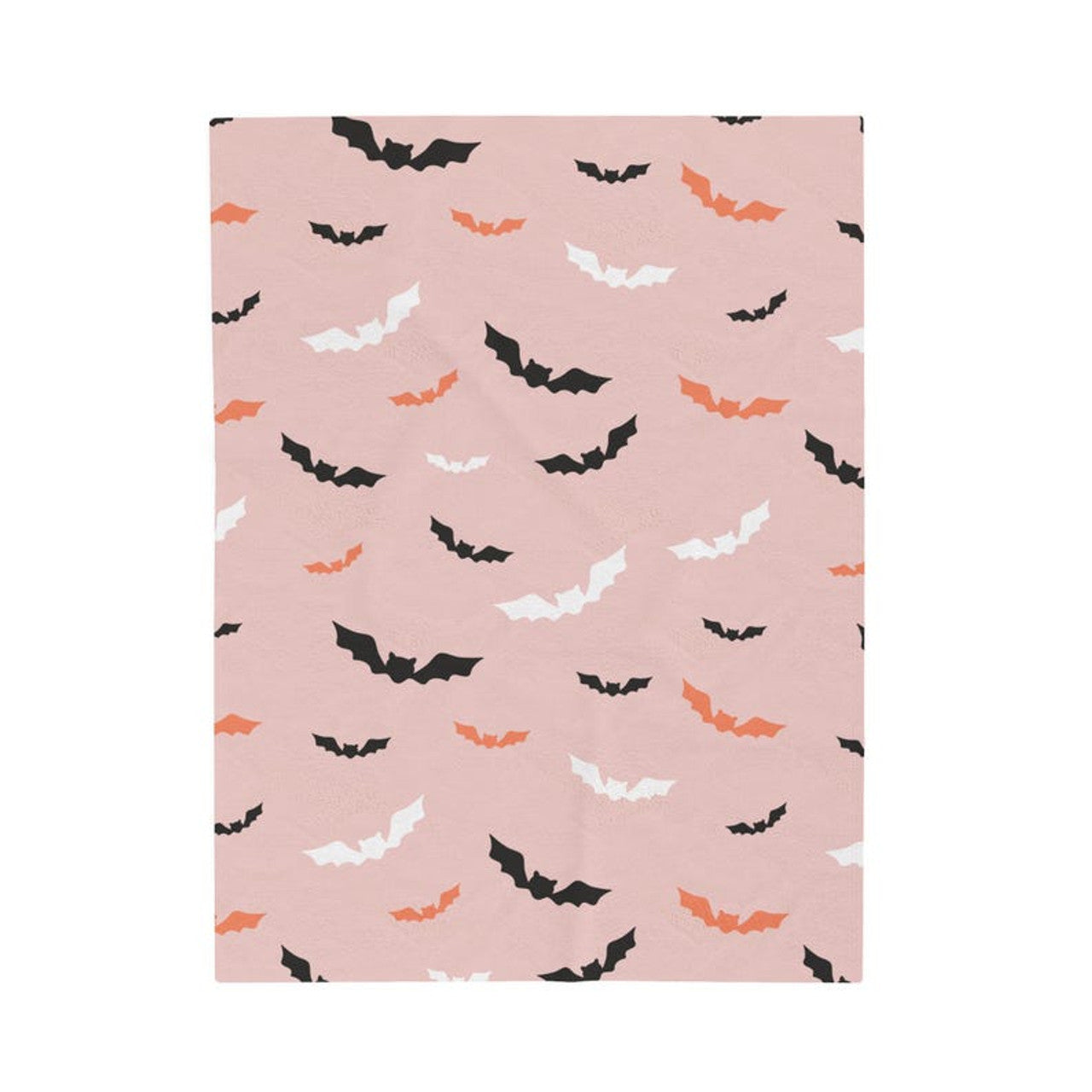FUNSTUFFPRINT Fall Bat Blanket | Halloween Velveteen Throw | Gothic Home Decor | Plush Couch Blanket | Cozy Dorm Room Gift