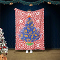 FUNSTUFFPRINT Christmas Tree Blanket, Winter Season Gift, Throw Blanket, Bedding Decor,Christmas Bedding,Merry Christmas,Home Decor,Scandinavian Christmas