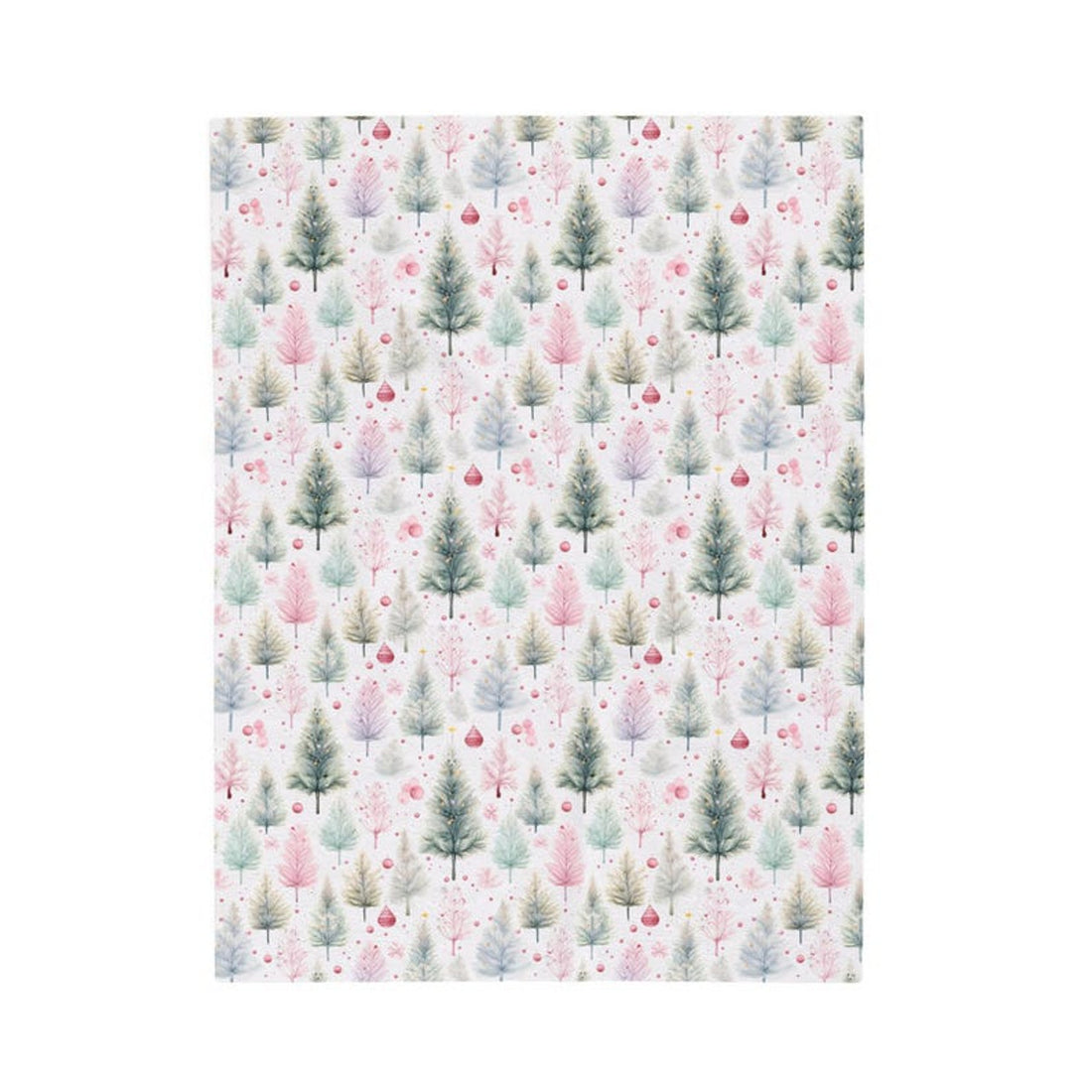 FUNSTUFFPRINT Cozy Pink Christmas Blanket | Soft Plush Winter Throw | Secret Santa or Roommate Gift Exchange | College & Reading Nook Blanket