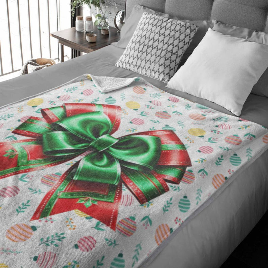 FUNSTUFFPRINT Christmas Coquette Blanket, Baby Christmas Gift, Home Decor, Christmas Decor, Merry Christmas, Our First Christmas, Winter Xmas Season Gift