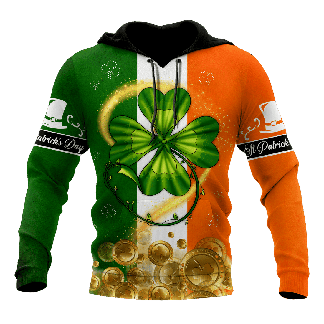 FUNSTUFFPRINT - Irish St Patrick Day 3D Hoodie and Zip Hoodie