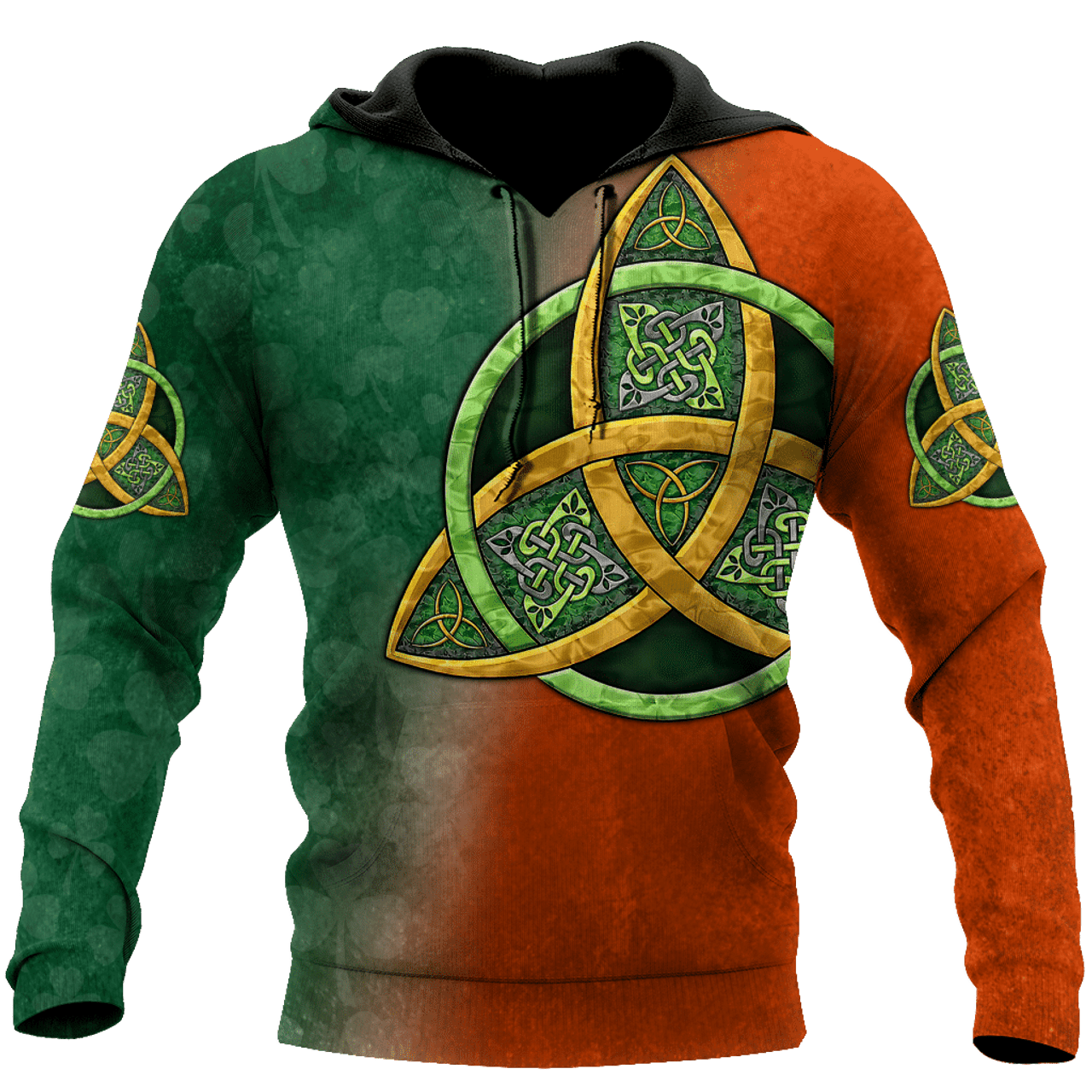 FUNSTUFFPRINT Irish St Patrick Day 3D Hoodie and Zip Hoodie