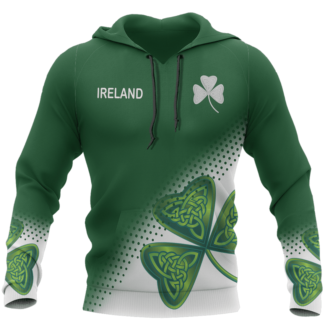 FUNSTUFFPRINT Irish St Patricks Day 3D Hoodie and Zip Hoodie