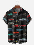 Vintage Car Chest Men's hawaiian Shirts