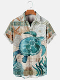 Turtle Casual Men's hawaiian Shirt for men and women
