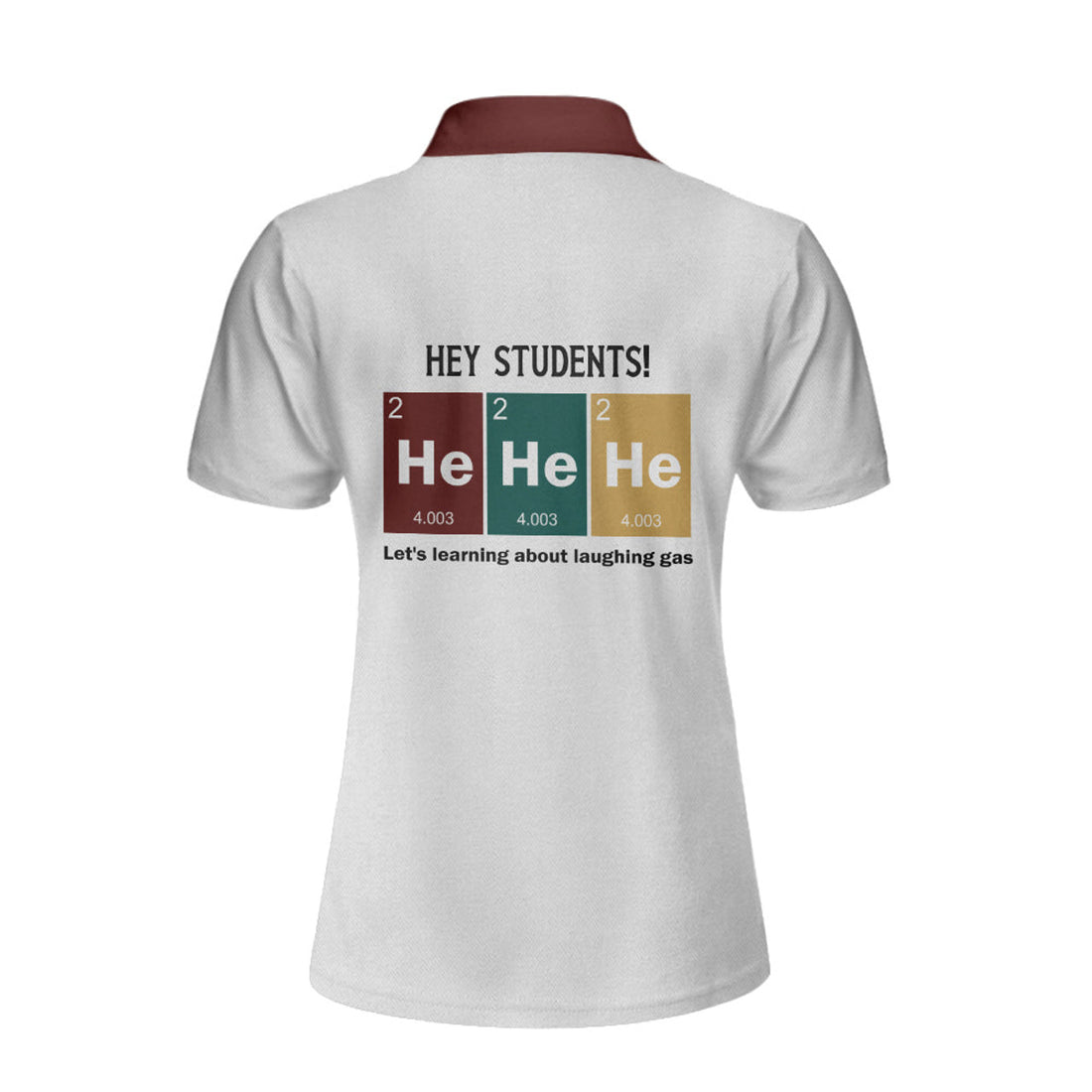 Learning About Laughing Gas Short Sleeve Women Polo