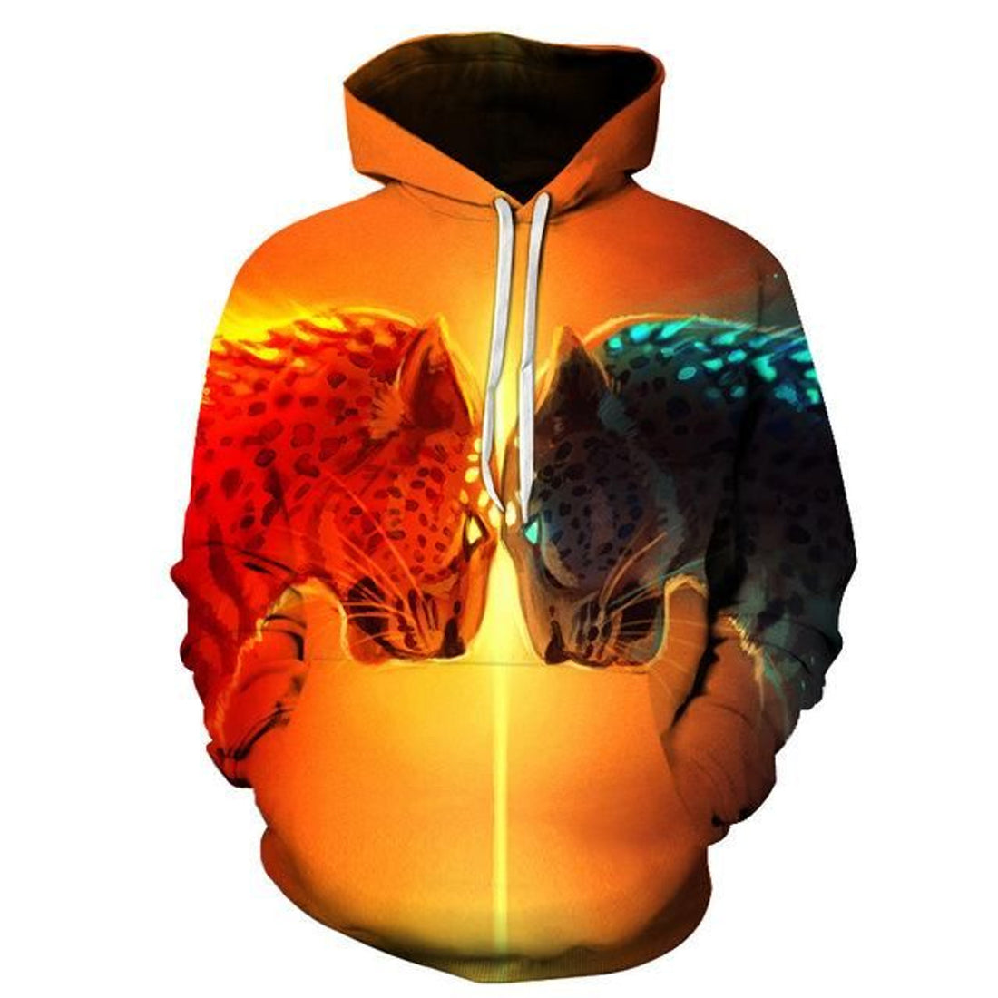 FUNSTUFFPRINT Leopard Panther 3D Hoodie and Zip Hoodie