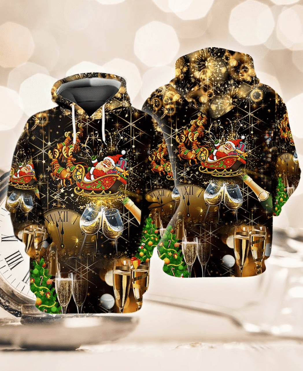 FUNSTUFFPRINT Lets Party 3D Hoodie and Zip Hoodie