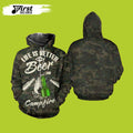 FUNSTUFFPRINT Life Is Better With Beer And Campfire 3D Hoodie and Zip Hoodie