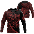 FUNSTUFFPRINT Lion Tattoo 3D Hoodie and Zip Hoodie