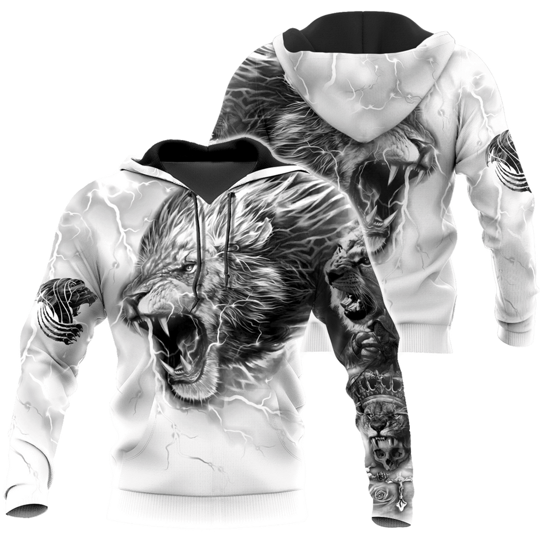 FUNSTUFFPRINT Tattoo 3D Hoodie and Zip Hoodie