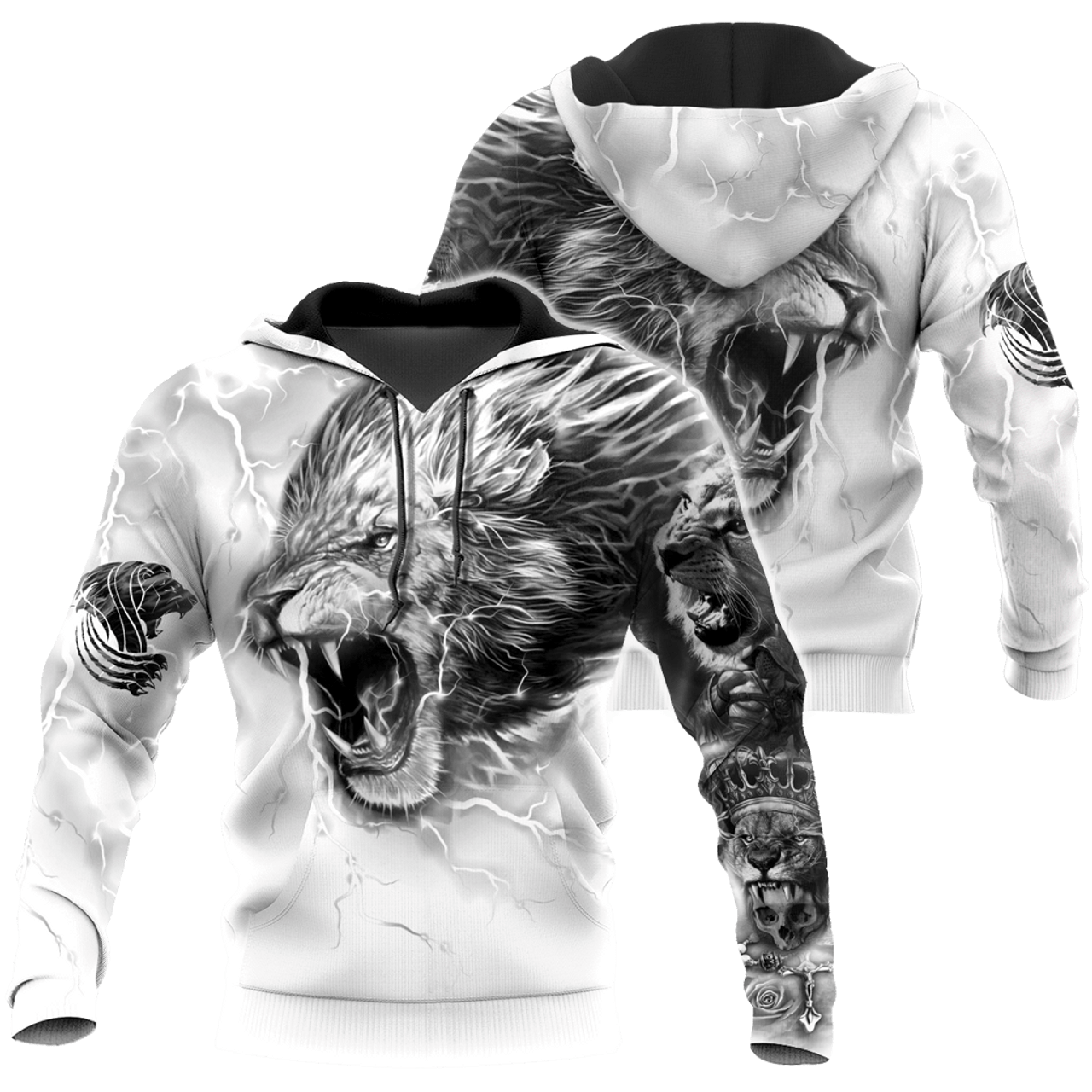 FUNSTUFFPRINT Tattoo 3D Hoodie and Zip Hoodie