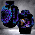 FUNSTUFFPRINT December Girl The Sun Print 3D Hoodie and Zip Hoodie