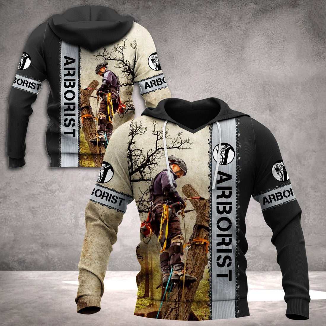 FUNSTUFFPRINT LMT ARBORIST 3D Hoodie and Zip Hoodie