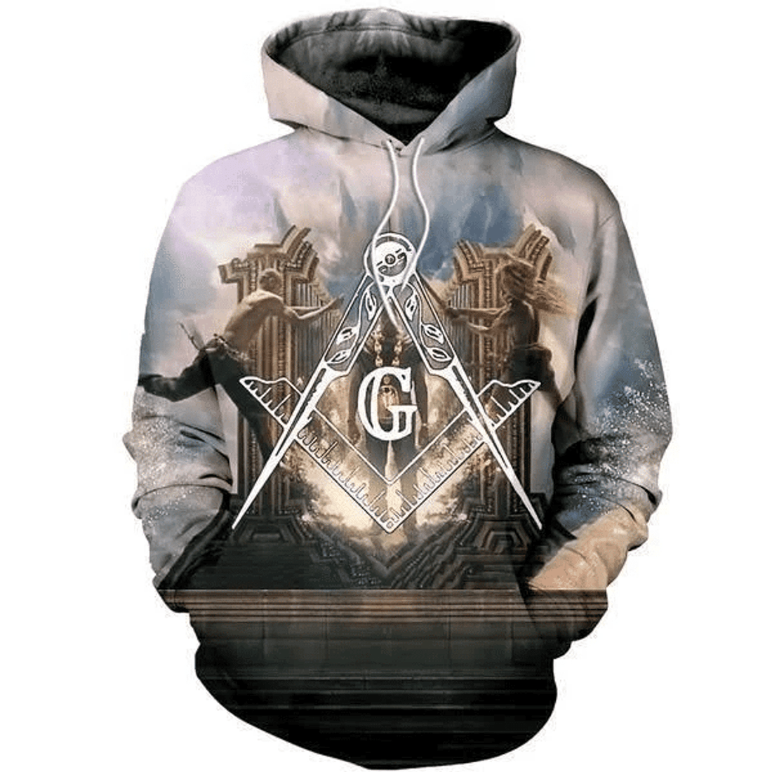 FUNSTUFFPRINT Masonic 3D Hoodie and Zip Hoodie